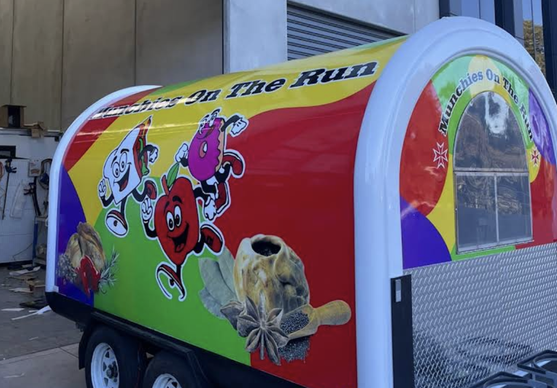 Food trailer full wrap